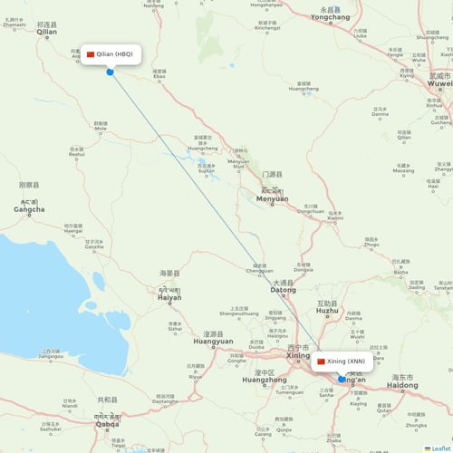 Map of Qilian