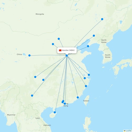 Map of Handan