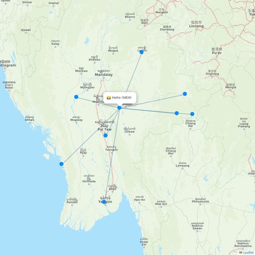 Map of Heho