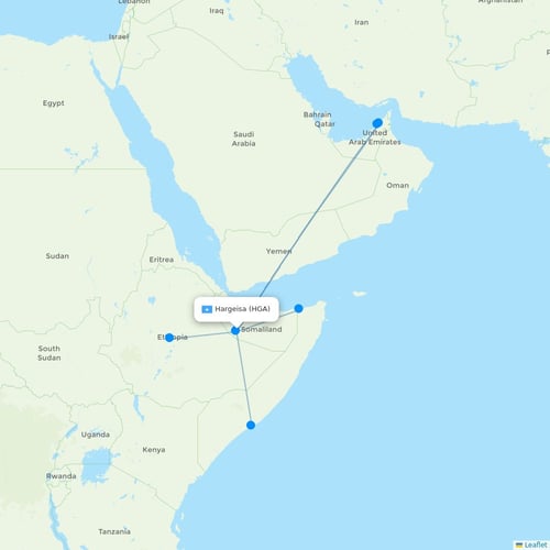 Map of Hargeisa