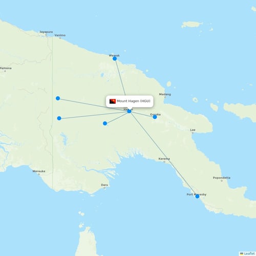 Map of Mount Hagen