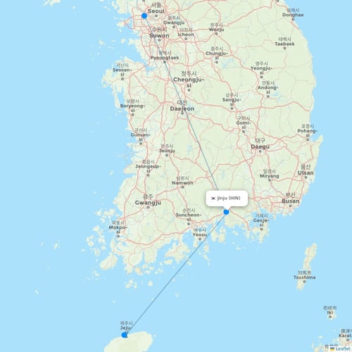Map of Jinju