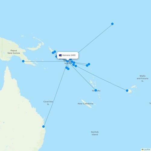 Map of Honiara