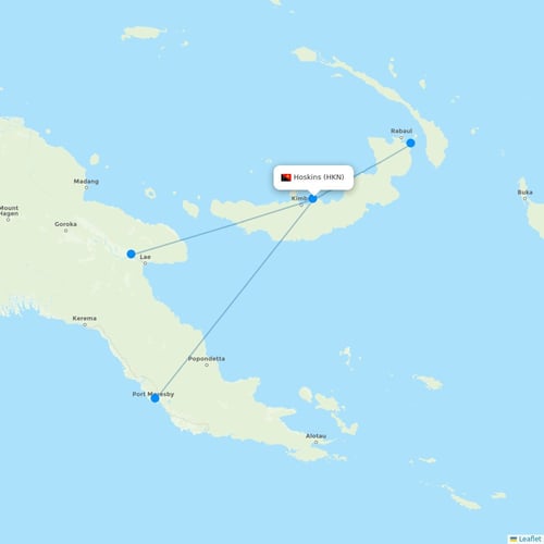 Map of Hoskins
