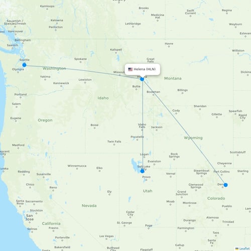 Map of Helena
