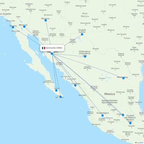 Map of Hermosillo