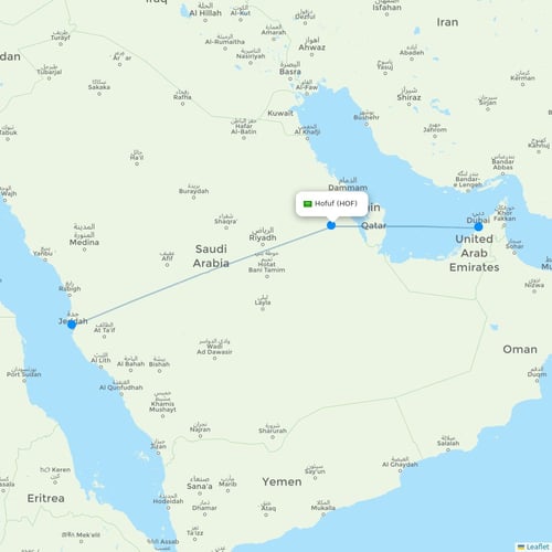 Map of Hofuf