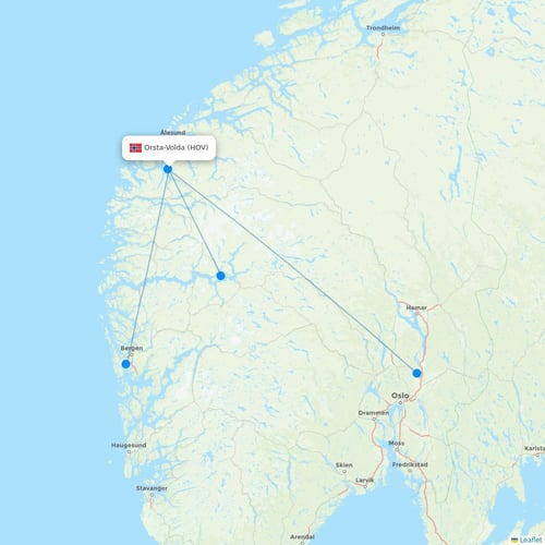 Map of Orsta-Volda