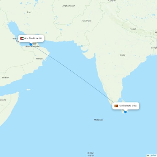 Map of Hambantota