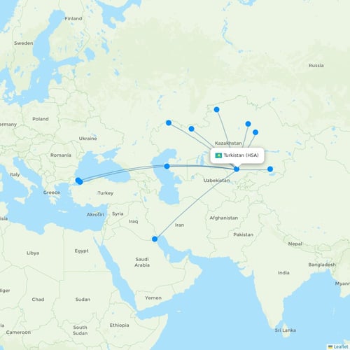 Map of Turkistan