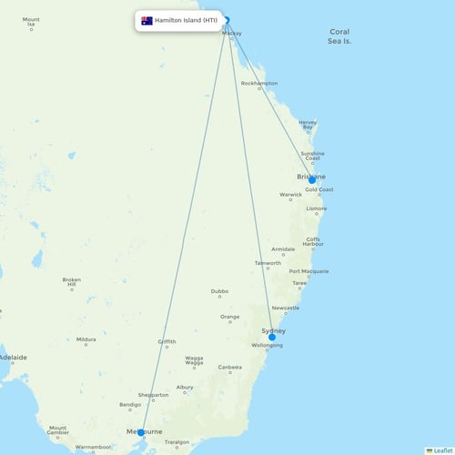 Map of Hamilton Island