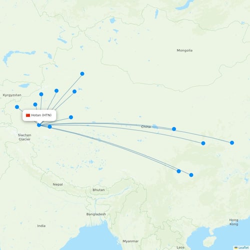 Map of Hotan