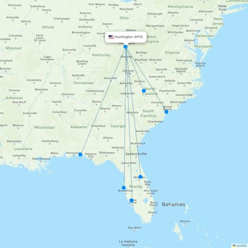 Map of Huntington
