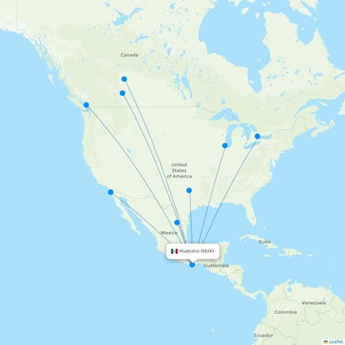 Map of Huatulco