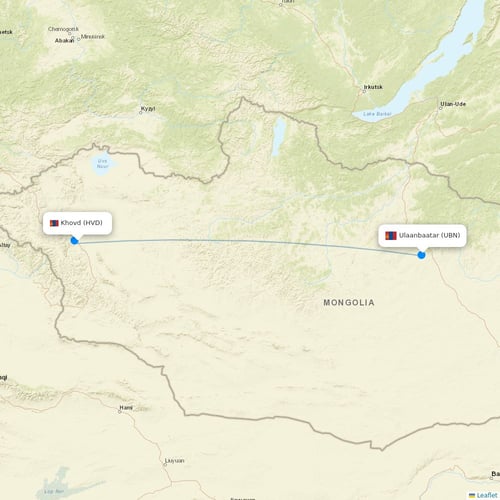 Map of Khovd
