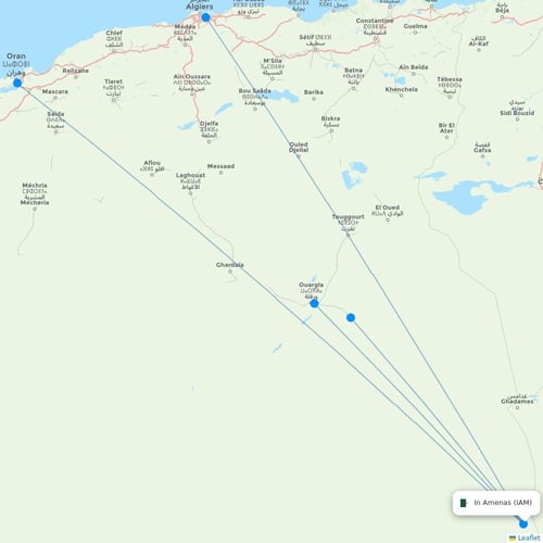 Map of In Amenas