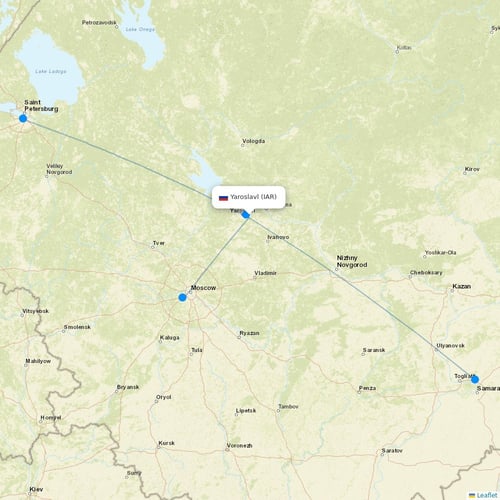 Map of Yaroslavl