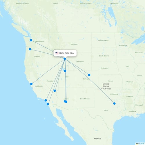 Map of Idaho Falls