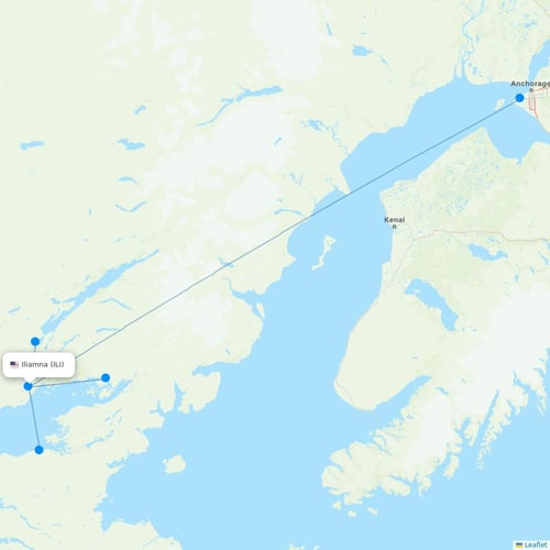 Map of Iliamna