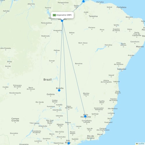 Map of Imperatriz