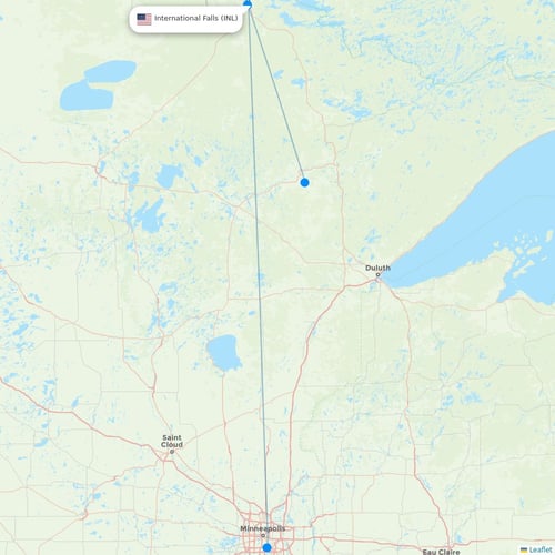 Map of International Falls