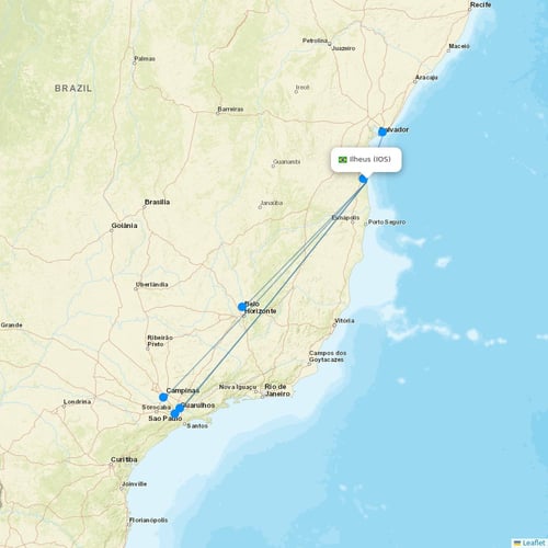 Map of Ilheus
