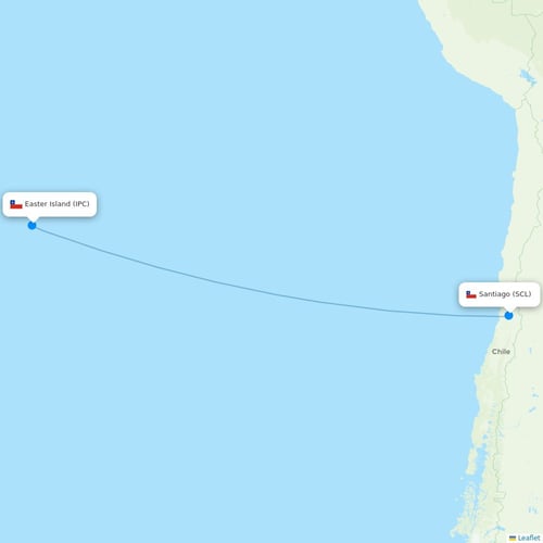 Map of Easter Island