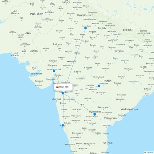 Map of Ozar