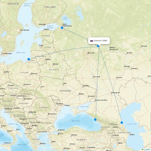 Map of Ivanovo