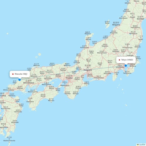 Map of Masuda