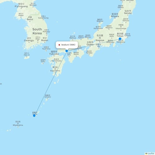 Map of Iwakuni