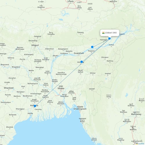 Map of Lilabari