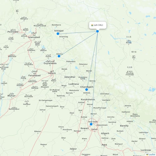 Map of Leh