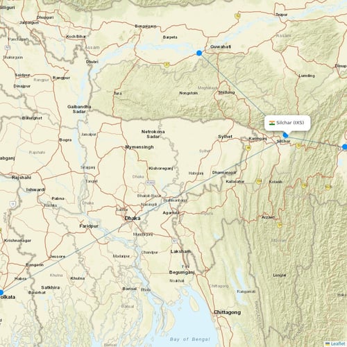 Map of Silchar