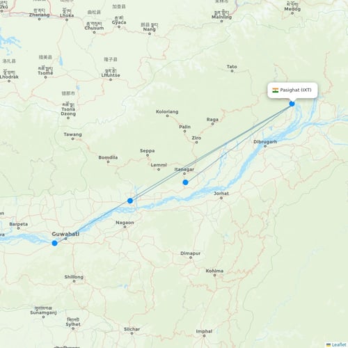 Map of Pasighat