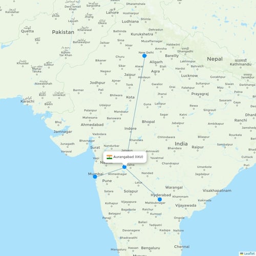 Map of Aurangabad