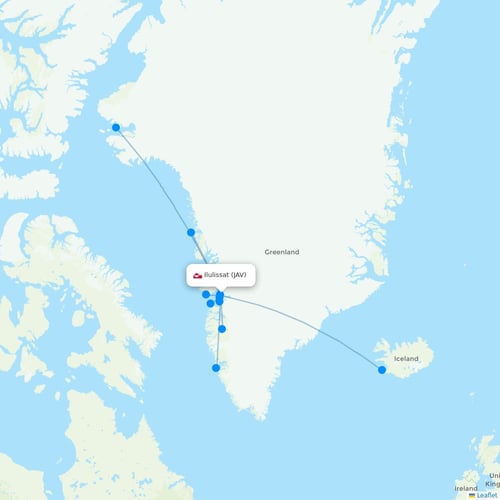Map of Ilulissat