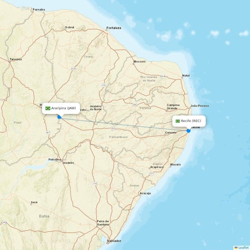 Map of Araripina