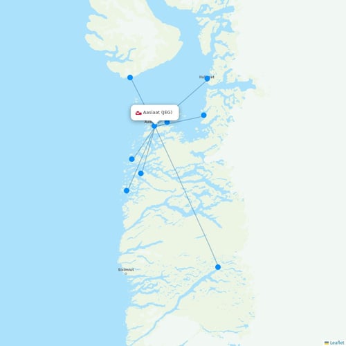 Map of Aasiaat