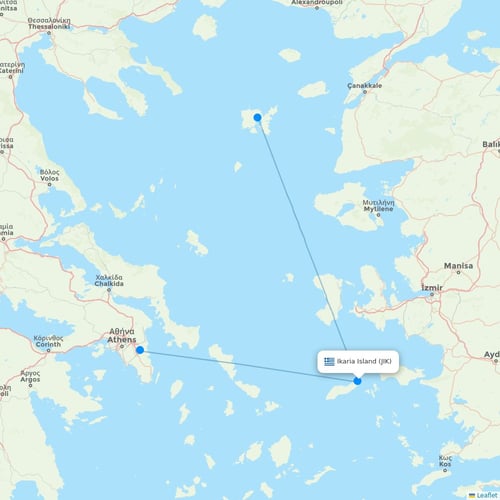 Map of Ikaria Island