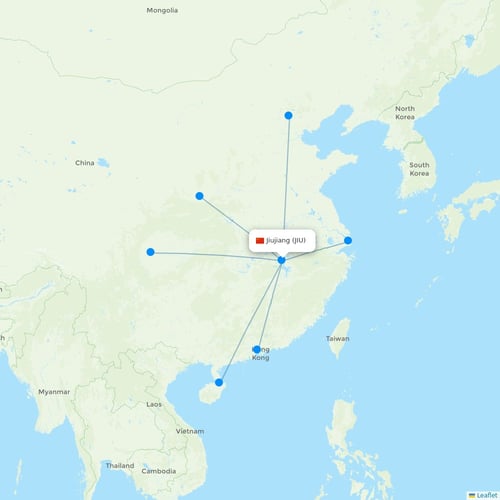 Map of Jiujiang
