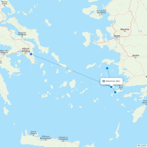 Map of Kalymnos