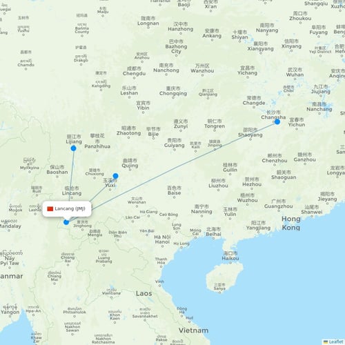 Map of Lancang
