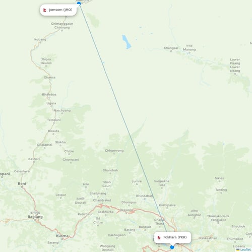 Map of Jomsom