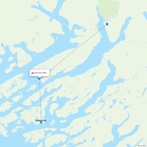 Map of Narsaq