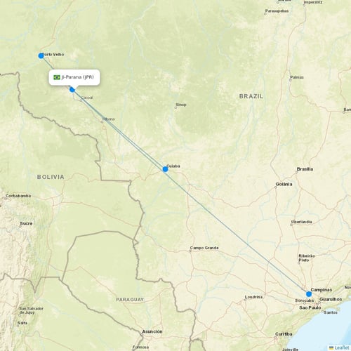 Map of Ji-Parana