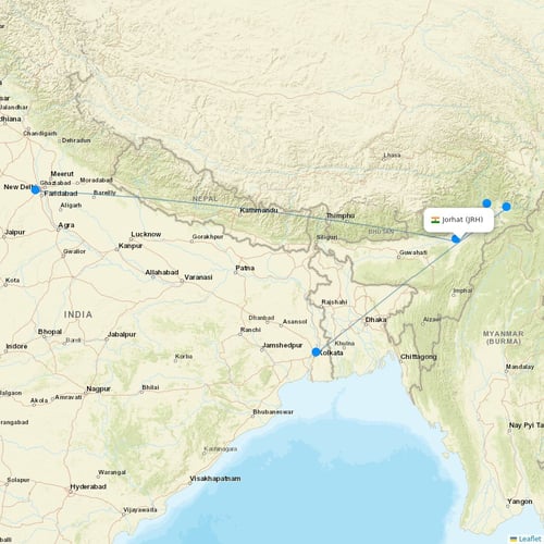 Map of Jorhat