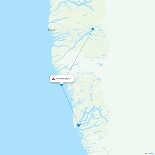 Map of Maniitsoq