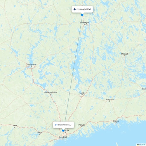 Map of Jyvaskyla