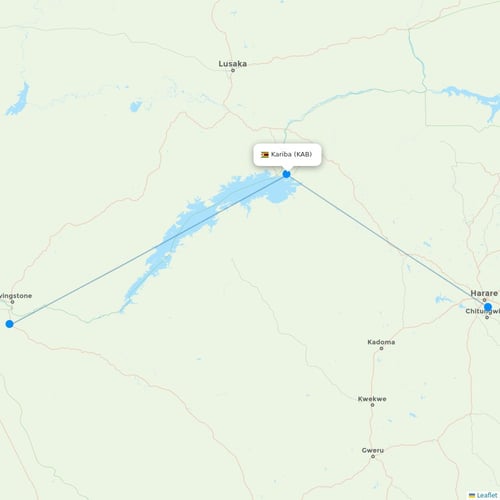 Map of Kariba